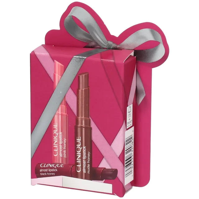 Clinique Almost Lipstick Honey Shades Makeup Gift Set