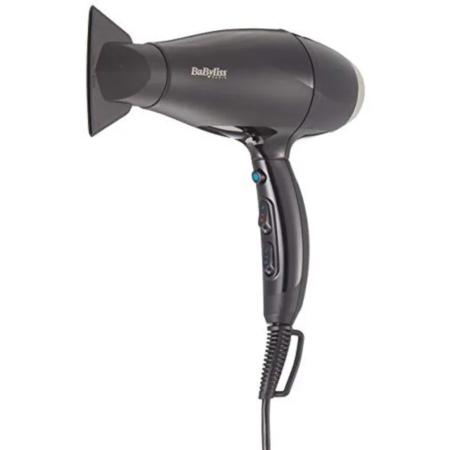 BABYLISS 6714E- Sèche-cheveux Super Pro 2300W - 3 températures/2 vitesses - 120 km/h de vitesse d'air