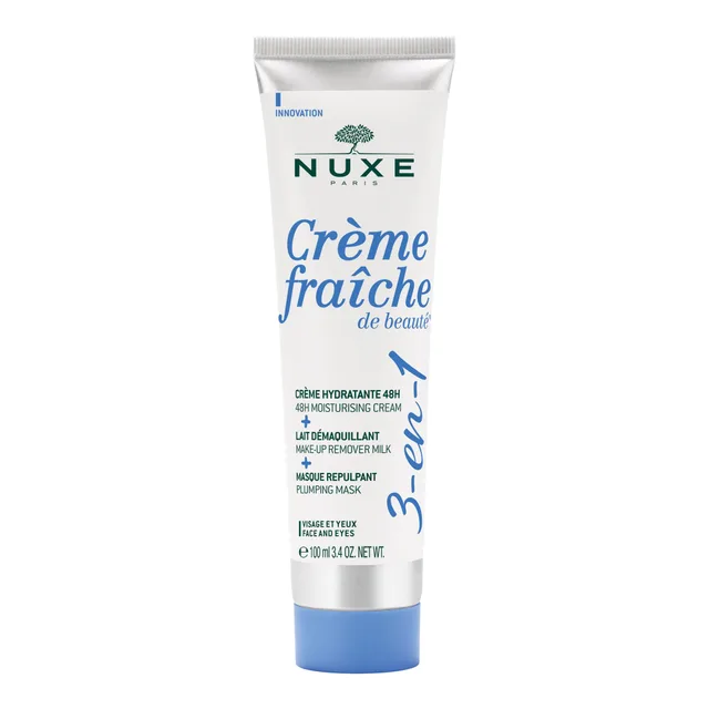3-en-1 Crème Hydratante 48h Lait Démaquillant Masque Repulpant 100ml