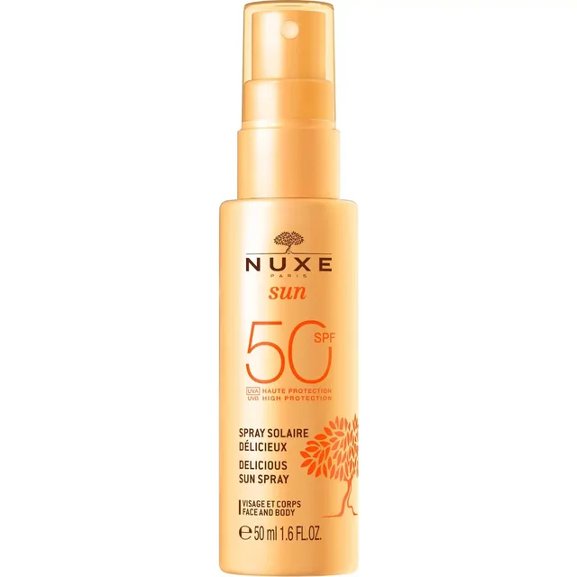 Nuxe Sun Spray Solaire Délicieux haute protection SPF50 visage et corps 50ml