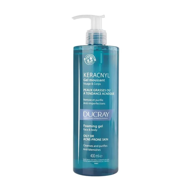 Gel moussant nettoyant purifiant visage peau grasse 400ml