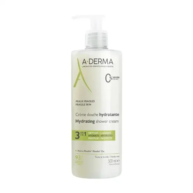 Crème Douche Hydratante 3en1 A-derma - Le Flacon De 500ml