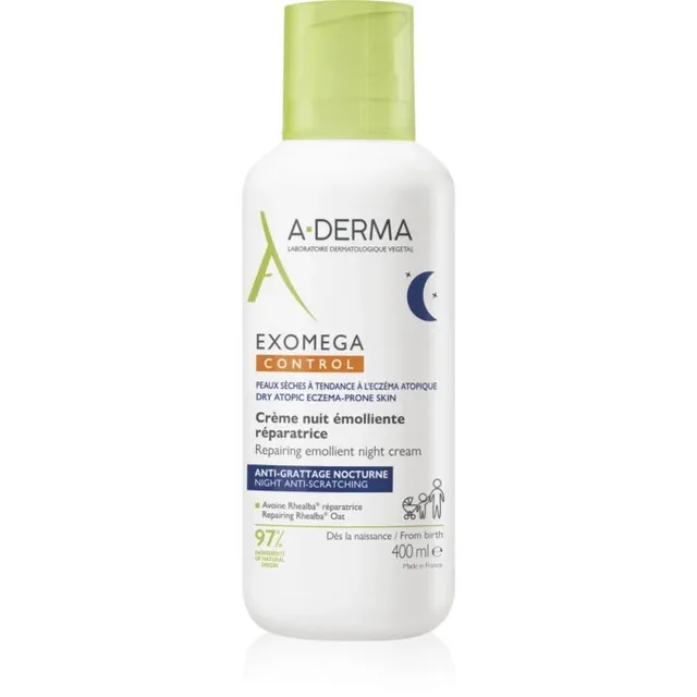Crème De Nuit Réparatrice Anti Grattage A-derma - Le Flacon De 400ml