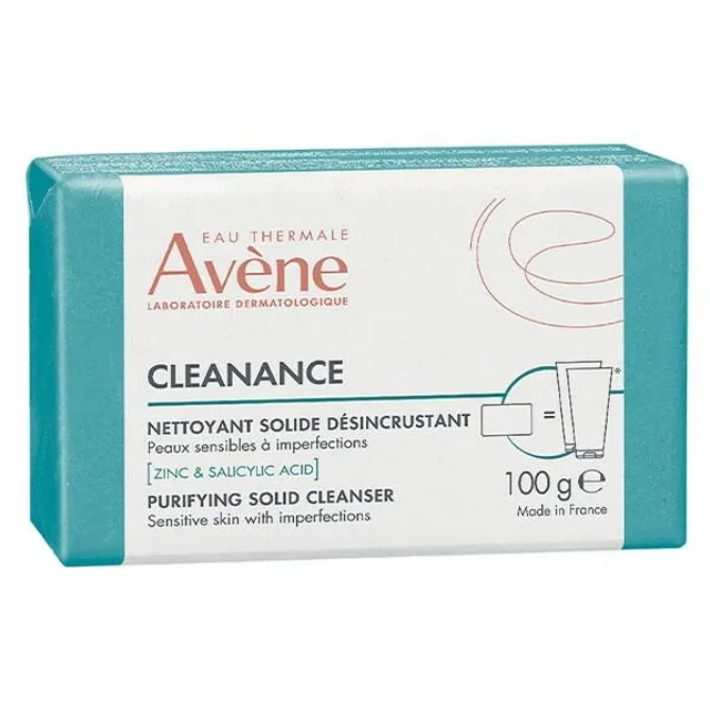 Avène - Cleanance - Nettoyant Solide Désincrustant - Visage - Peaux Sensibles À Imperfections, 100g