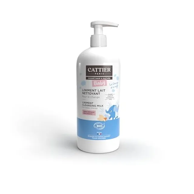 Liniment Lait Nettoyant Pour Change Baby Bio Cattier - La Pompe De 500ml