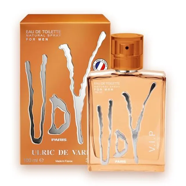 ULRIC DE VARENS - Eau De Toilette UDV VIP - Boisé, Marin, Agrumes Pétillants - Parfum Homme - Vaporisateur