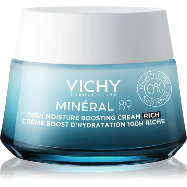 Vichy Mineral 89 100H Rich Cream Fragrance-Free 50ml