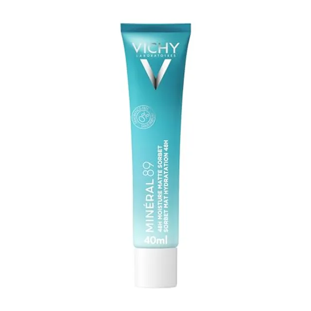 Vichy Minéral 89 48H Moisture Matte Sorbet crème hydratante visage pour peaux grasses et mixtes 40 ml