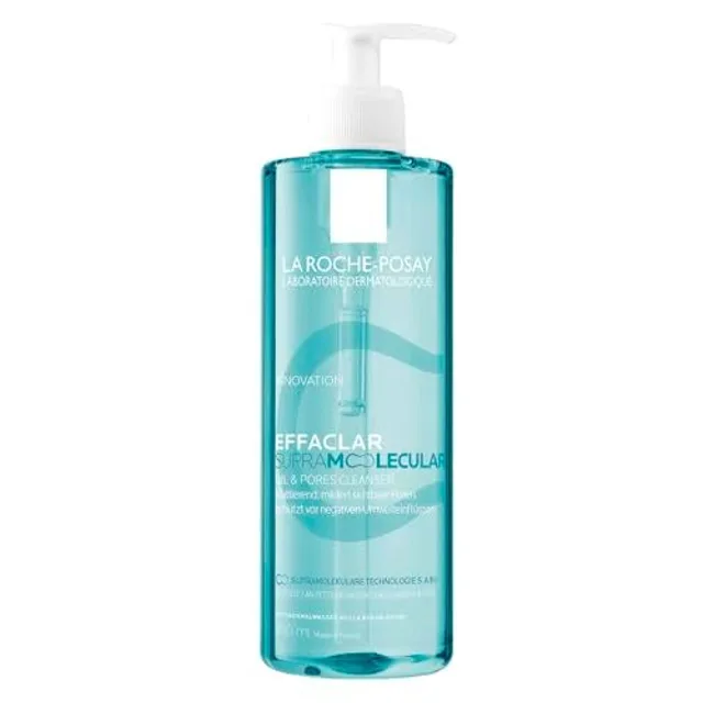 La Roche-Posay Effaclar Supramolecular Face Jelly Cleanser for Oily Skin & Visible Pores with Salicylic Acid