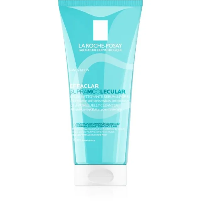 La Roche-Posay Effaclar Supramolecular Face Jelly Cleanser for Oily Skin & Visible Pores with Salicylic Acid