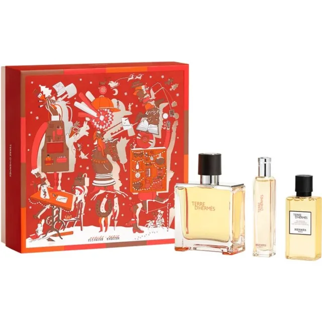 HERMÈS Terre d’Hermès Parfum Set Coffret cadeau pour homme