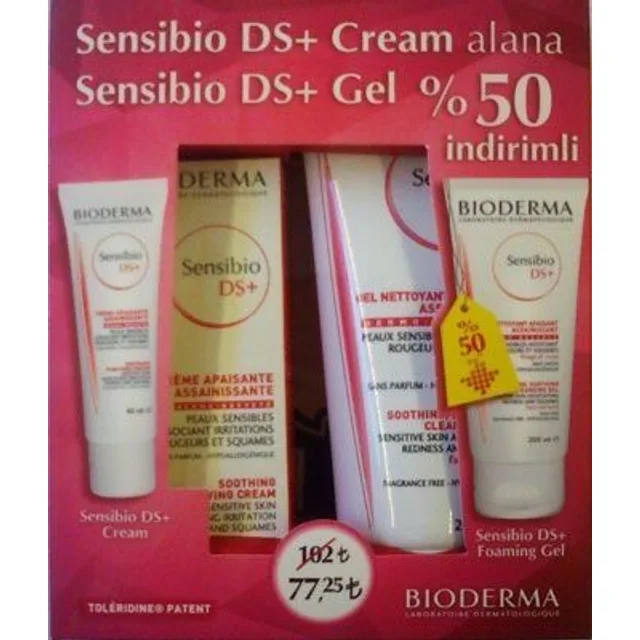 Crème Visage contre la dermatite séborrhéique Bioderma Sensibio 40 ml