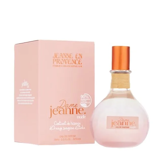Jeanne en Provence - Dame Jeanne Nude - Eau de toilette - Femme - Senteur Floral - 75 ml - Fabriqué en France