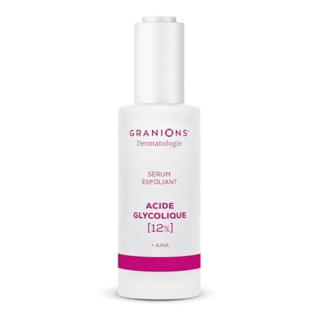 GRANIONS DERMATOLOGIE SÉRUM EXFOLIANT ACIDE GLYCOLIQUE 12% - Affine le grain de peau et illumine le teint
