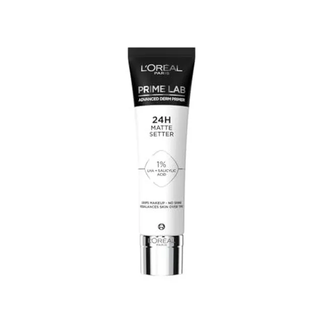 L'Oréal Paris - Base de Teint Soin Matifiante Longue Tenue - Fixation du Maquillage 24H - Formule 1% LHA &