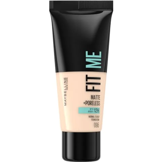 Maybelline New-York - Fond de teint Fluide Fit Me Matte & Poreless - Peaux normales à grasses - Teinte : 95