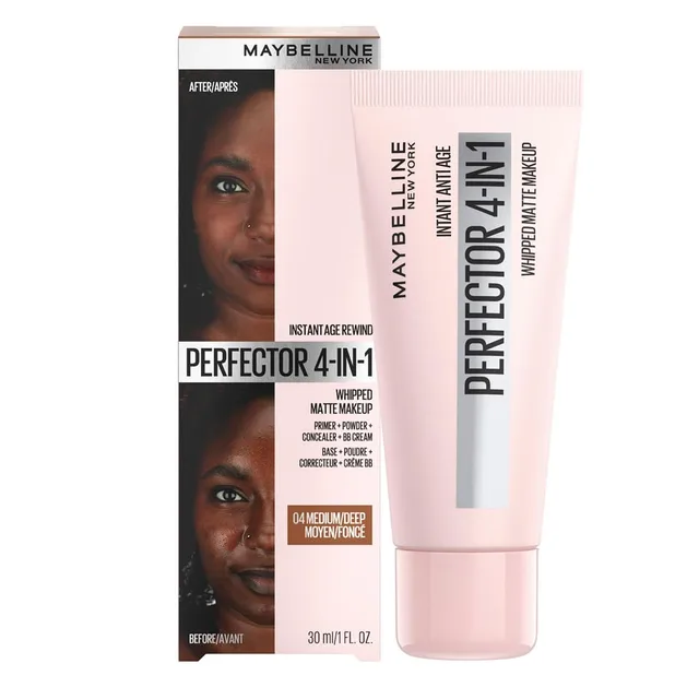 Maybelline New-York - Perfecteur de Teint Matifiant 4-en-1 Multi-Usages - Fond de Teint Instant Anti Age