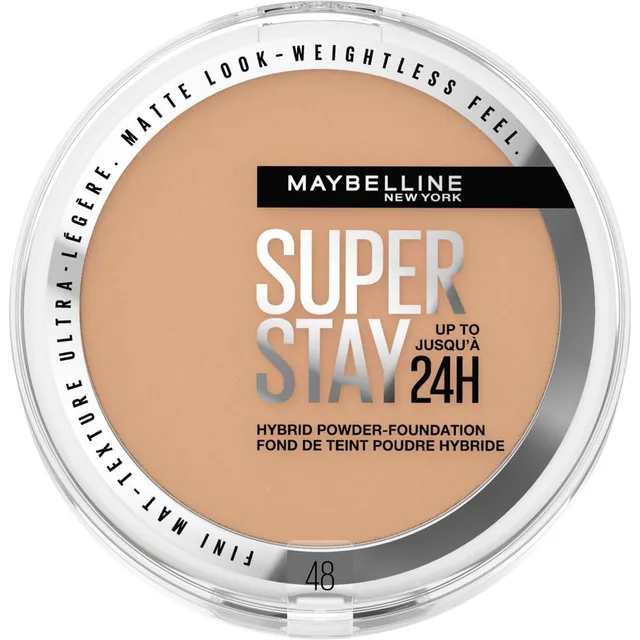 Maybelline New York - Fond de Teint-Poudre Hybride - Longue Tenue - Couvrance Mate Lumineuse - Vegan &