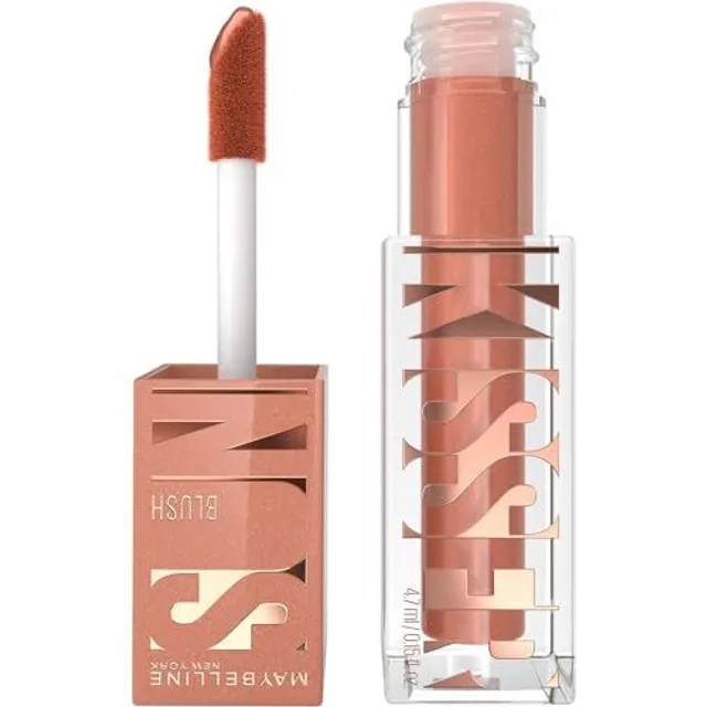 Maybelline New York - Blush Liquide Illuminateur Multi-Usage - Fard à Joues, Highlighter et Bronzer - Bonne