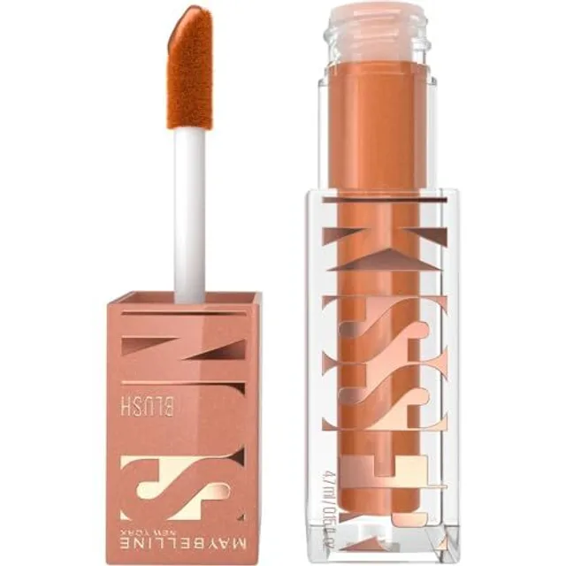 Maybelline New York - Blush Liquide Illuminateur Multi-Usage - Fard à Joues, Highlighter et Bronzer - Bonne