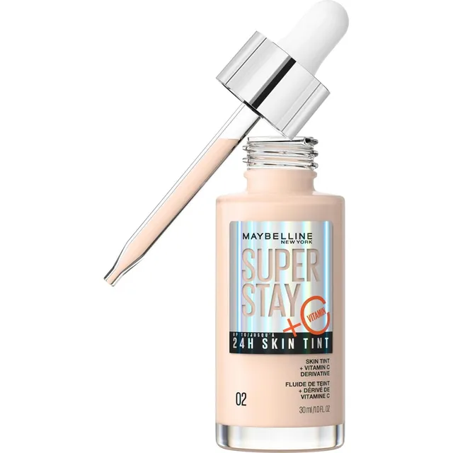 Maybelline New York Superstay 24 H Skin Tint Fluide de Teint Longue Tenue 02