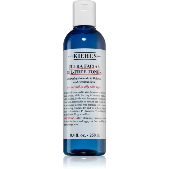 Kiehl's Ultra Facial Oil-Free Toner lotion tonique visage pour peaux normales à grasses 250 ml