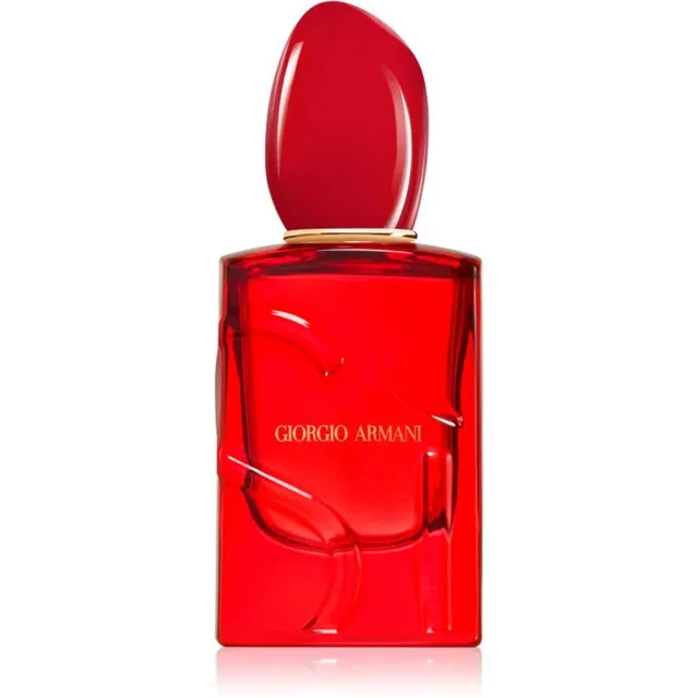 SÌ PASSIONE RED MUSK La passion à l'état pur, incarnée par un éclatant parfum floral-ambré et fruité. 50 ml