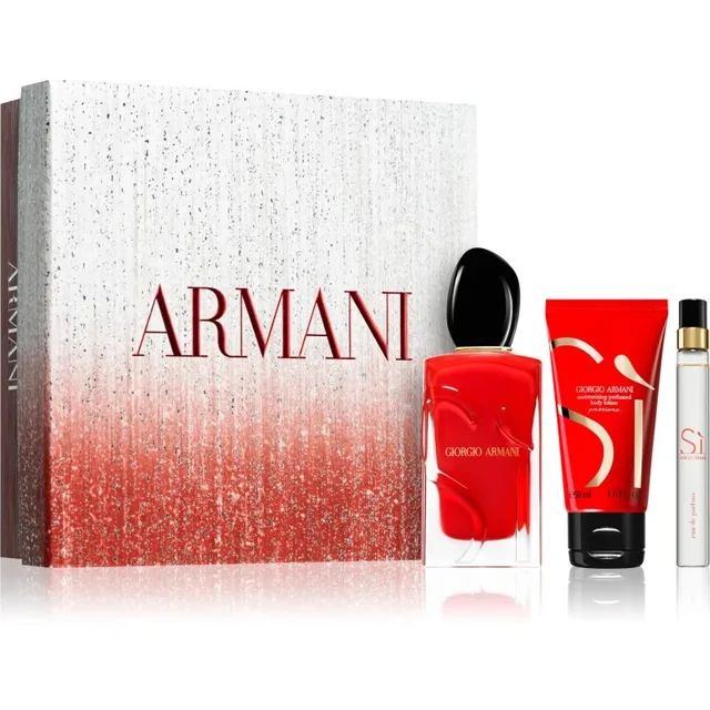COFFRET CADEAU SÌ PASSIONE EAU DE PARFUM 100 ML Le parfum floral fruité emblématique et audacieux. 100 ml +