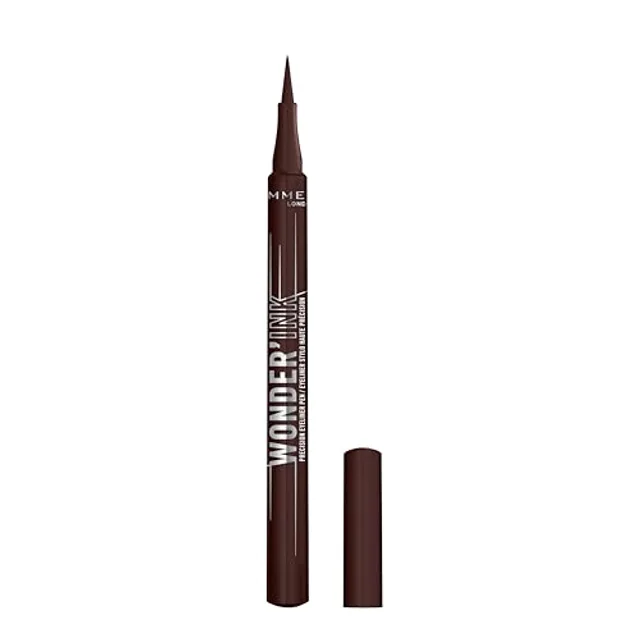 Rimmel Wonder'Ink, 002 Spiced Chestnut, Brown, Eyeliner, Eyeliner Pen, Precision Eyeliner, Matte Eyeliner