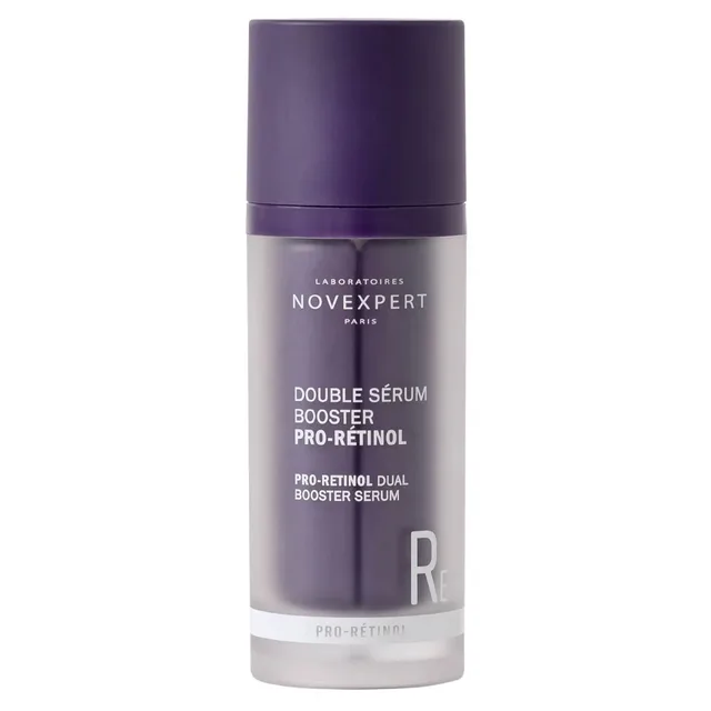 Laboratoires Novexpert - Pro-retinol - Double Sérum Booster - Visage - Tous Types De Peaux, 30ml - Anti-rides