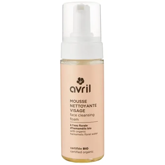 Nettoyant et démaquillant Avril Avril mousse nettoyante visage 150ml certifiée bio