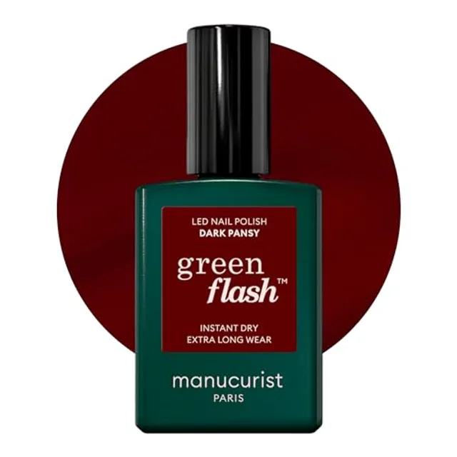 MANUCURIST GREEN FLASH DARK PANSY Vernis semi-permanent - 15 ml