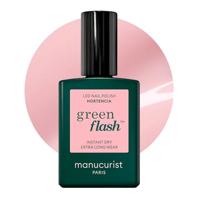 MANUCURIST GREEN FLASH couleur HORTENCIA 15 ml Vernis semi-permanent