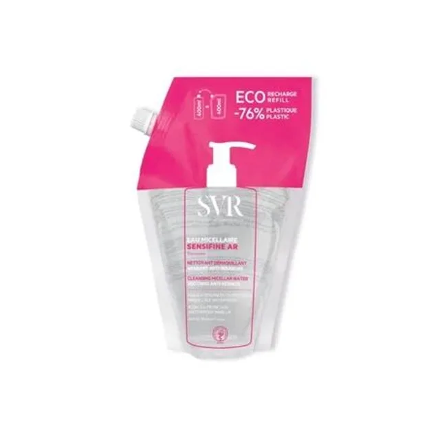 Eau Micellaire Recharge Nettoyant Démaquillant Sensifine Ar Laboratoire Svr - La RechargeDe 400ml