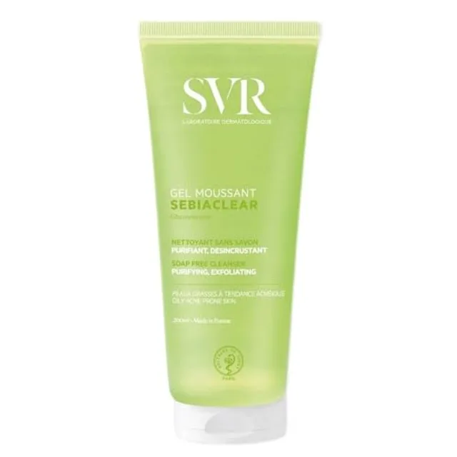 Gel Nettoyant Sebiaclear Peaux Grasses Laboratoire Svr - Le Tube De 200 Ml