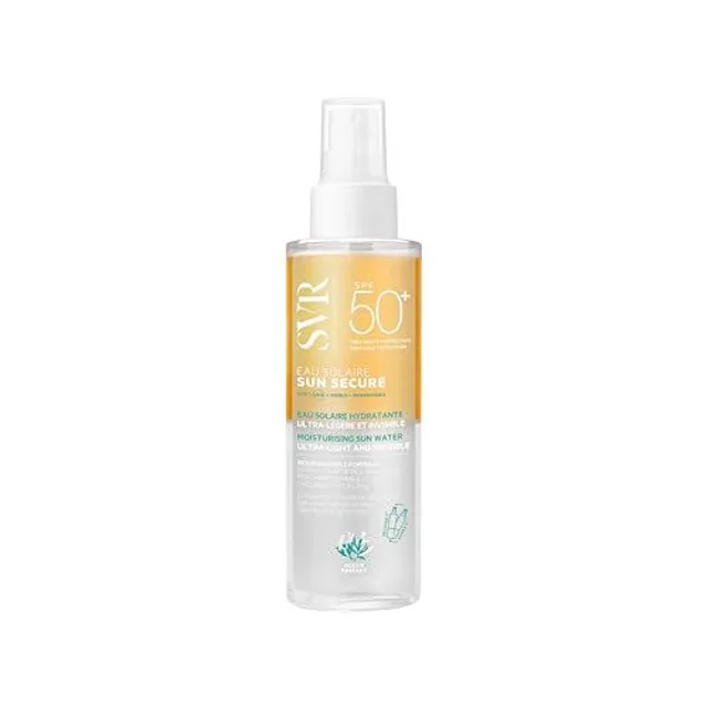 Svr - Sun Secure - Eau Solaire Hydratante Spf50+ - Visage Et Corps - Peaux Hypersensibles Au Soleil, 100ml