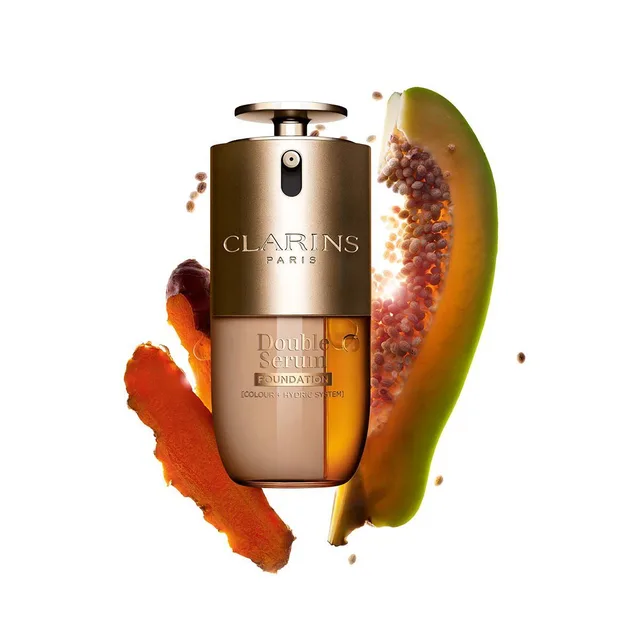 DOUBLE SERUM FOND DE TEINT - Fond de Teint Sérum Éclat et Hybride