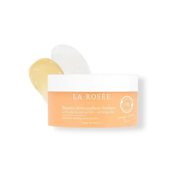 La Rosée - Baume Démaquillant Fondant Rechargeable - Visage, Yeux Et Lèvres - Tous Types De Peaux, 90ml