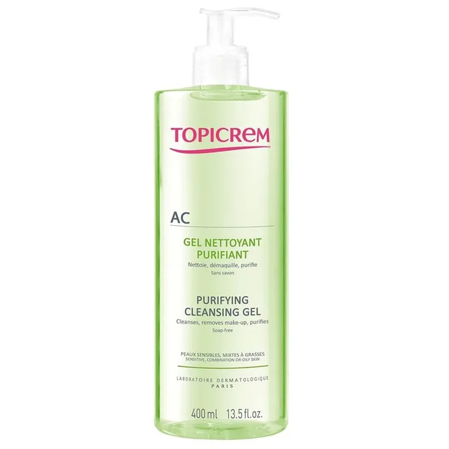 Topicrem AC gel nettoyant purifiant 400ml