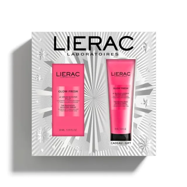 Lierac - Coffret Noël Éclat & Hydratation Glow Fresh - Sérum Booster Éclat 30 ml + Masque Express
