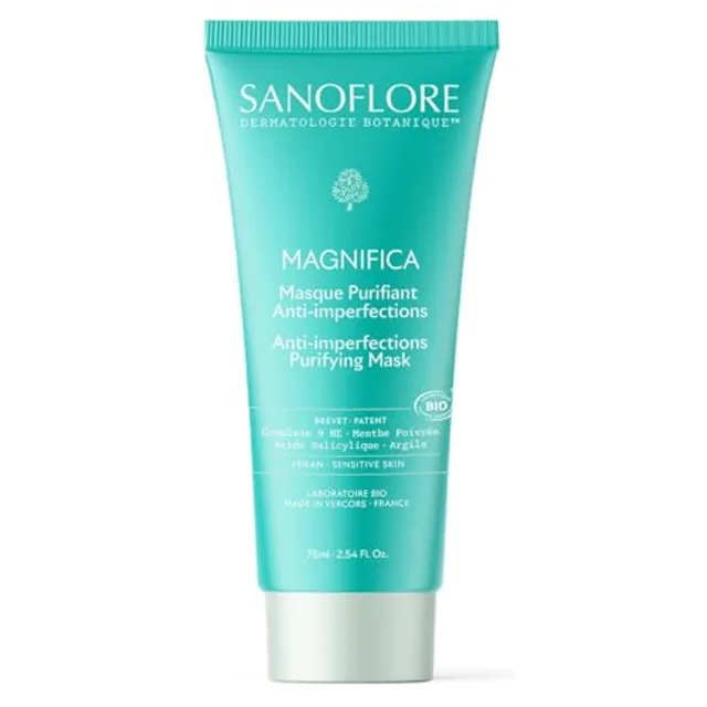 Masque Purifiant Anti-imperfections Bio Sanoflore - Le Flacon De 75ml