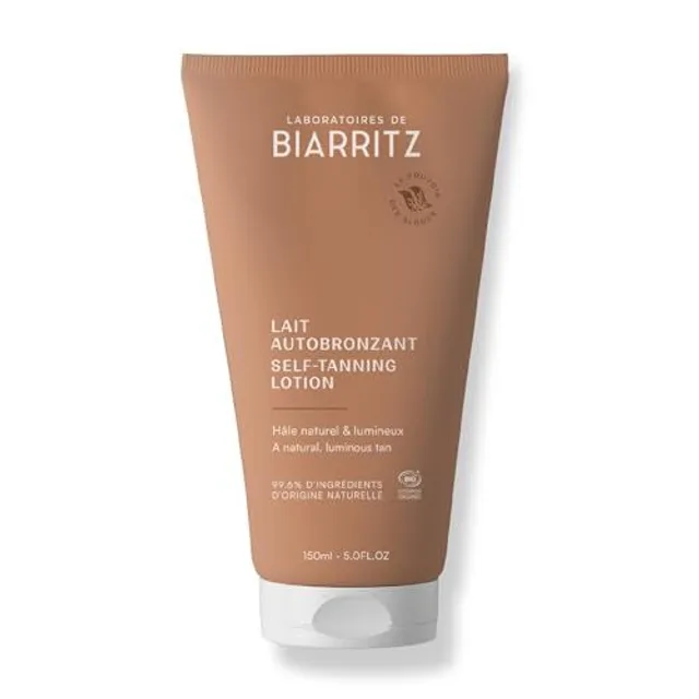 Laboratoires de Biarritz - Lait Autobronzant - Hâle Naturel & Lumineux - Certifié Bio - Visage & Corps
