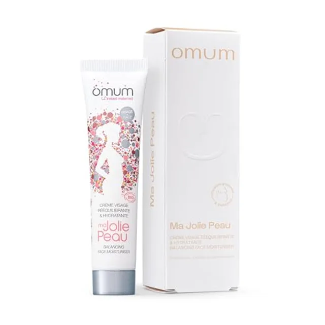 Omum - Ma Jolie Peau - Crème Visage Hydratante et Rééquilibrante - Grossesse/Post Grossesse - Bio 40 ml