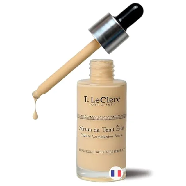 Sérum de Teint Éclat Anti-Âge N°6 Macadamia - T.LeClerc - Fond de teint Fluide Soin, Teint Lumineux & Unifié