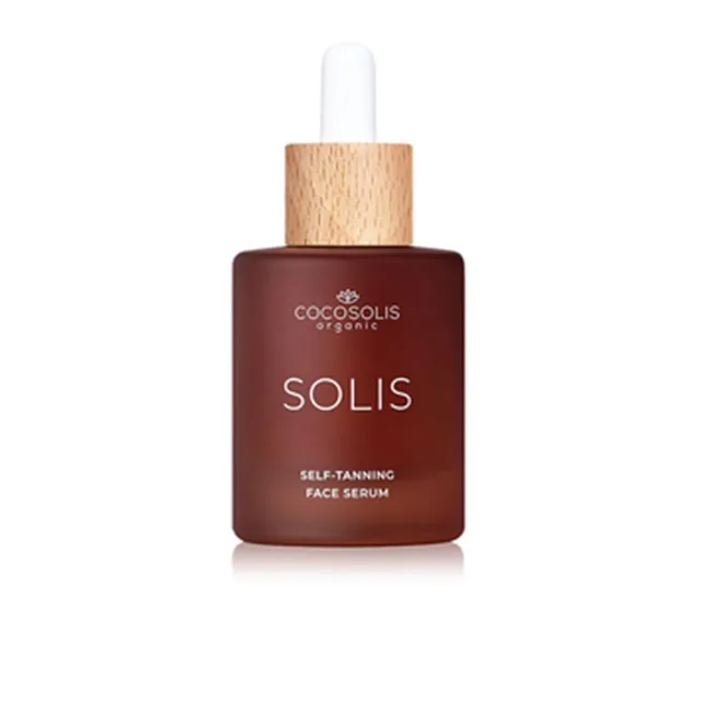 COCOSOLIS SOLIS Sérum auto-bronzant pour le visage, auto-bronzant et soin du visage, gouttes autobronzantes