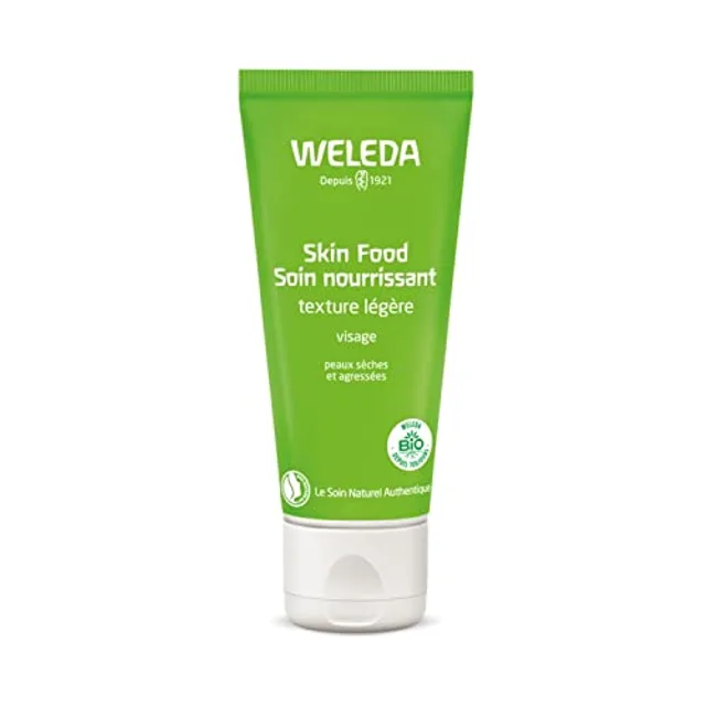 WELEDA - Skin Food - Soin Nourrissant Texture Légère - Crème Visage - Peaux Sèches et Agressées - Tube 30 ml