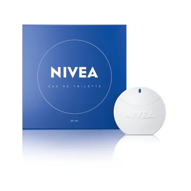 NIVEA Eau de Toilette (1 x 30 ml), parfum femme à l’inimitable parfum de crème NIVEA, eau de toilette femme à