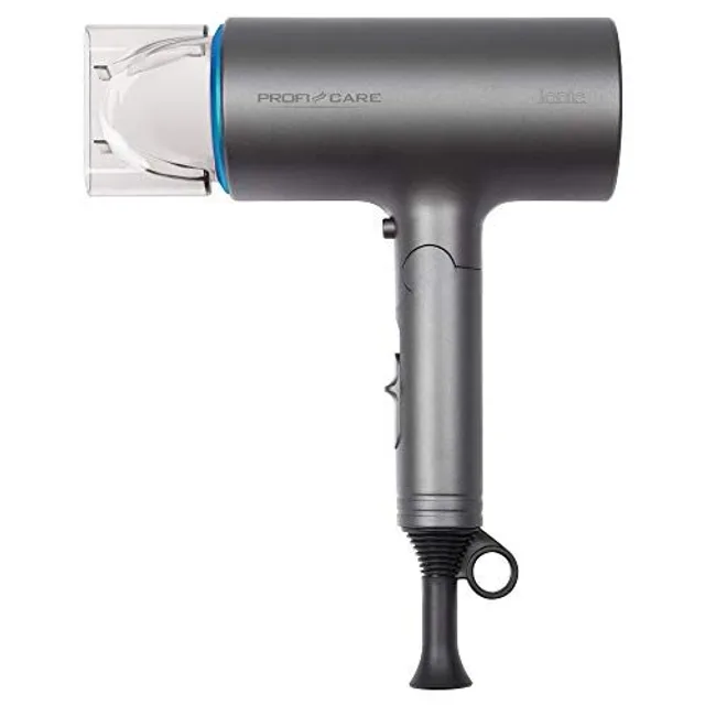 Sèche-cheveux ionique professionnel 3 niveaux de température poignée pliable, proficare ht 3073, 1600 bleu