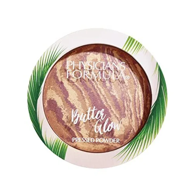 Physicians Formula Murumuru Butter Glow, Multi-use Radiance-Boosting Pressed Powder Infused with Murumuru
