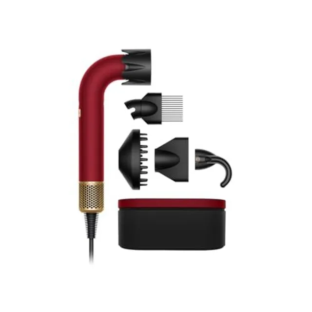 Dyson Supersonic R™ - Sèche-Cheveux - Cheveux Bouclés À Frisés (Velours Rouge/Or)
